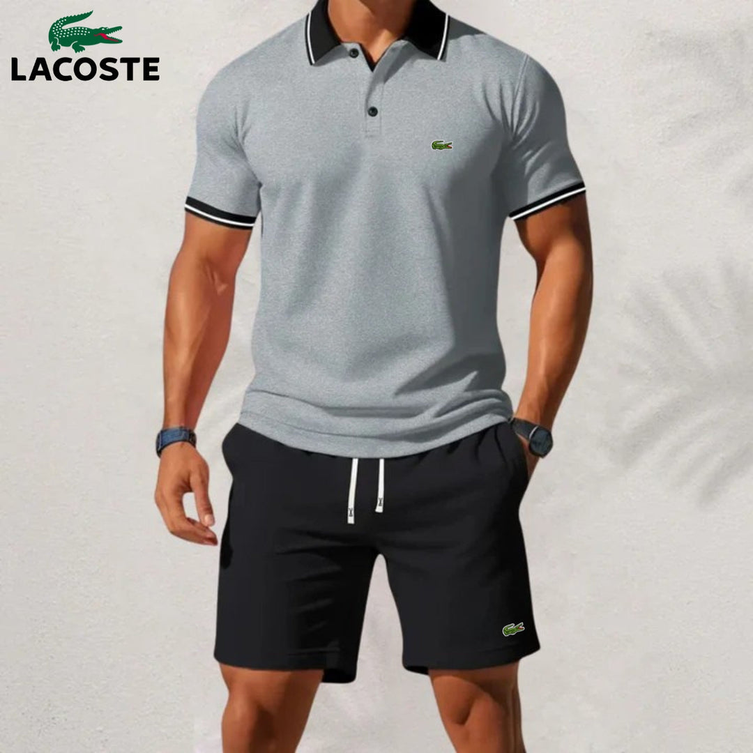 Set aus Polohemd und Shorts