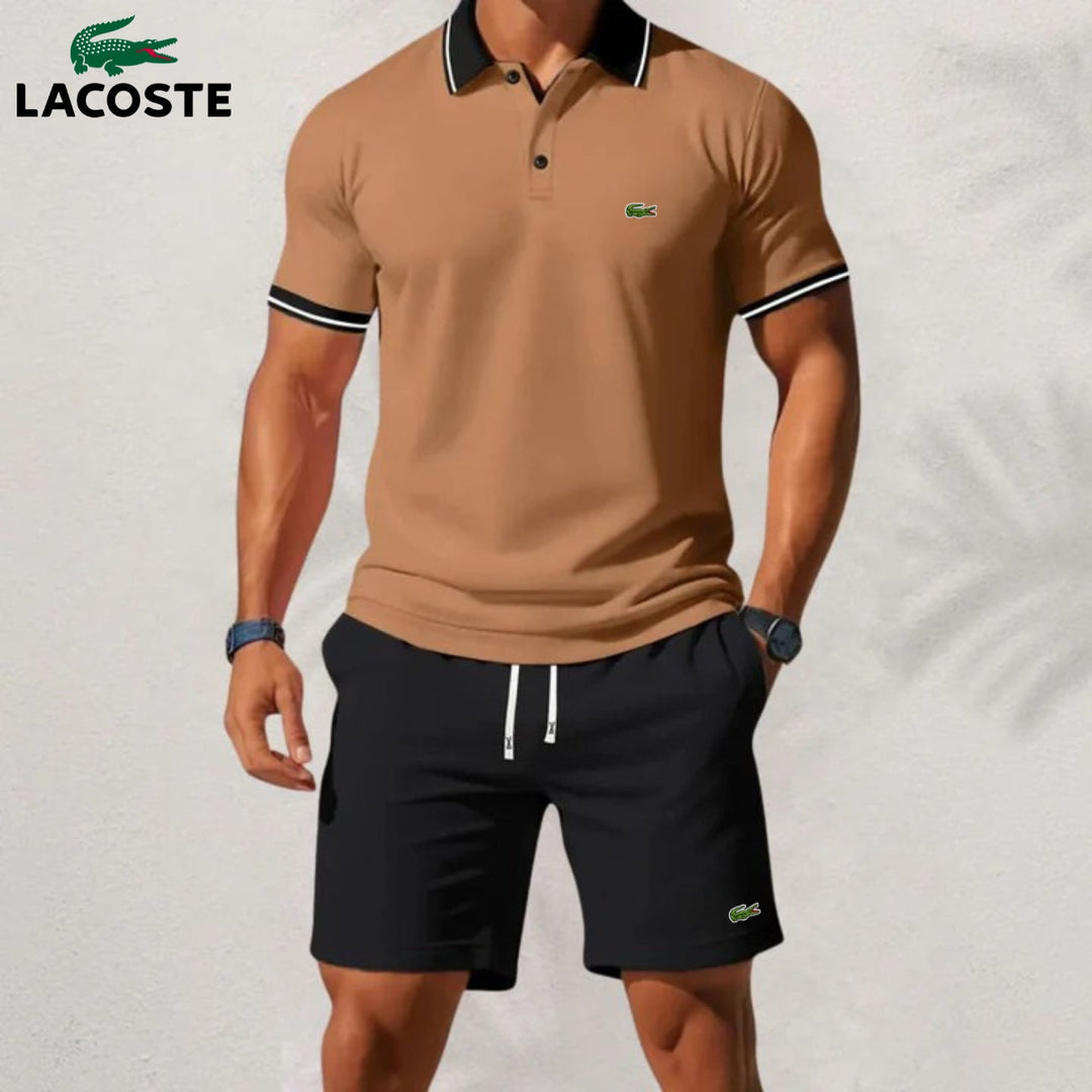 Set aus Polohemd und Shorts