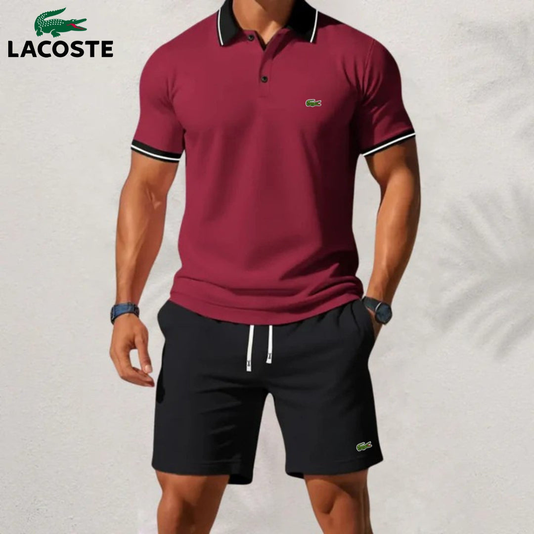 Set aus Polohemd und Shorts